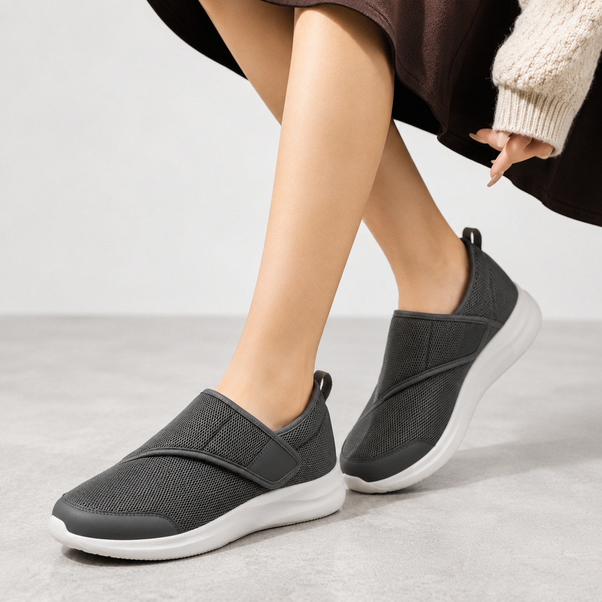 Nikita | Women's Extra Wide Walking Shoes, Cushioned Comfort Orthopedic Sneakers