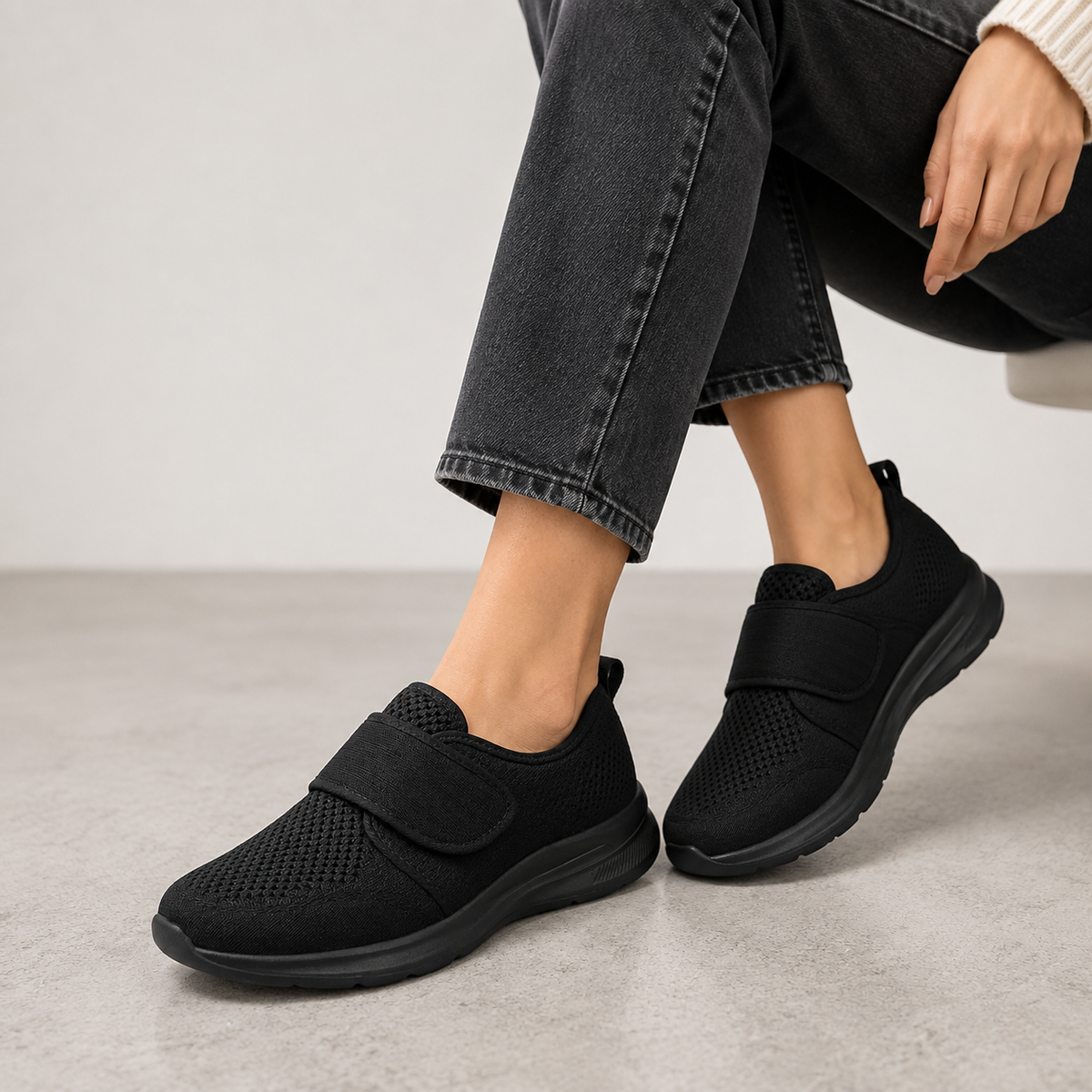 Nikita | Women's Extra Wide Walking Shoes, Cushioned Comfort Orthopedic Sneakers