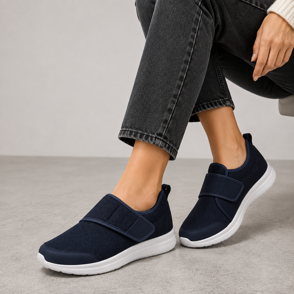 Nikita | Women's Extra Wide Walking Shoes, Cushioned Comfort Orthopedic Sneakers