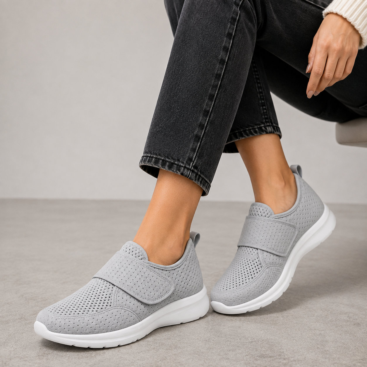 Nikita | Women's Extra Wide Walking Shoes, Cushioned Comfort Orthopedic Sneakers