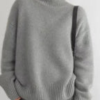 Adriana | Women's Oversized Turtleneck Sweater, Soft Cashmere Winter Pullover