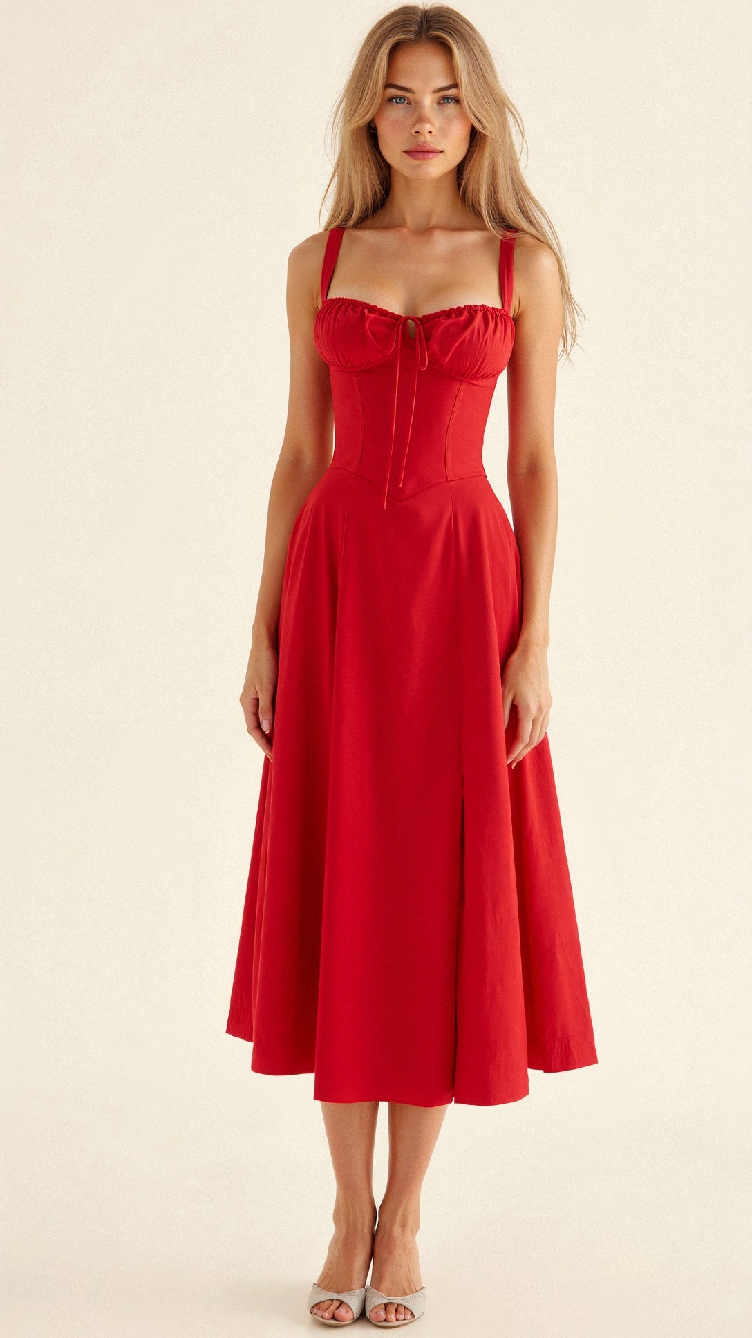 Carys | Women’s Floral Midi Dress | Elegant Everyday Romance
