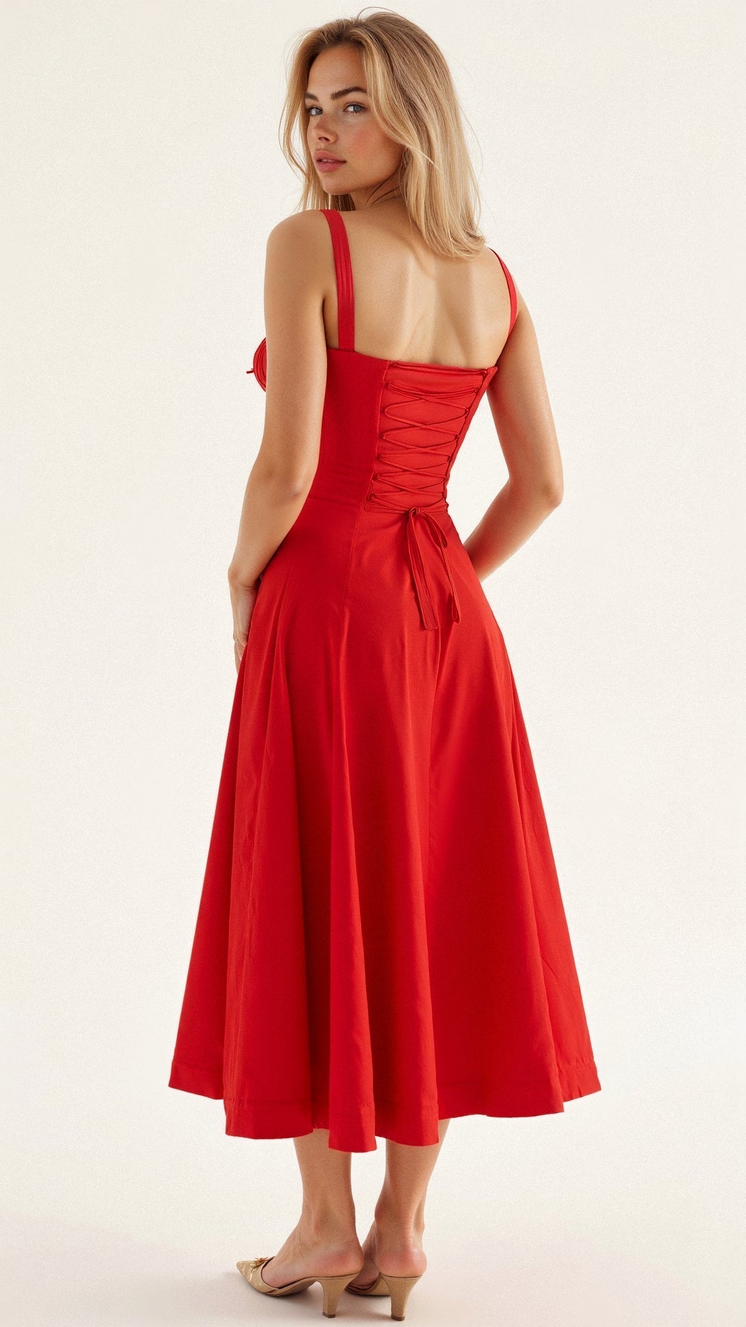 Carys | Women’s Floral Midi Dress | Elegant Everyday Romance