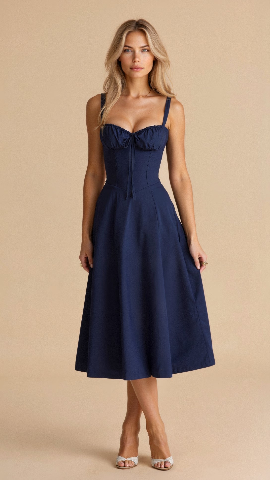 Carys | Women’s Floral Midi Dress | Elegant Everyday Romance