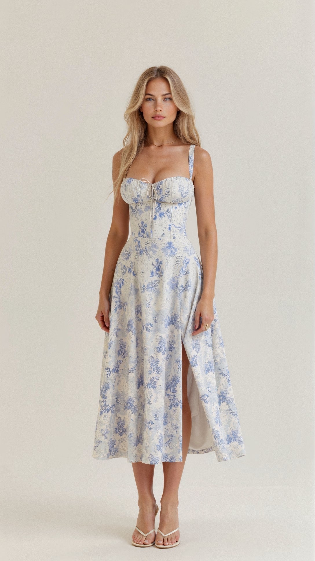 Carys | Women’s Floral Midi Dress | Elegant Everyday Romance