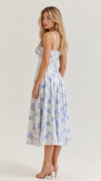 Carys | Women’s Floral Midi Dress | Elegant Everyday Romance