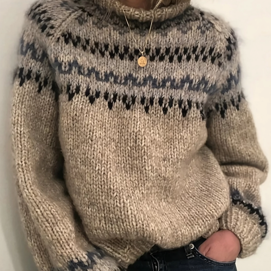 Luna | Cosy Turtleneck Jumper | Icelandic Wool Warmth
