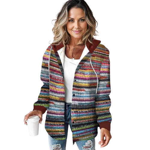 Eloise | Warm Hooded Cardigan | Cozy Everyday Layer