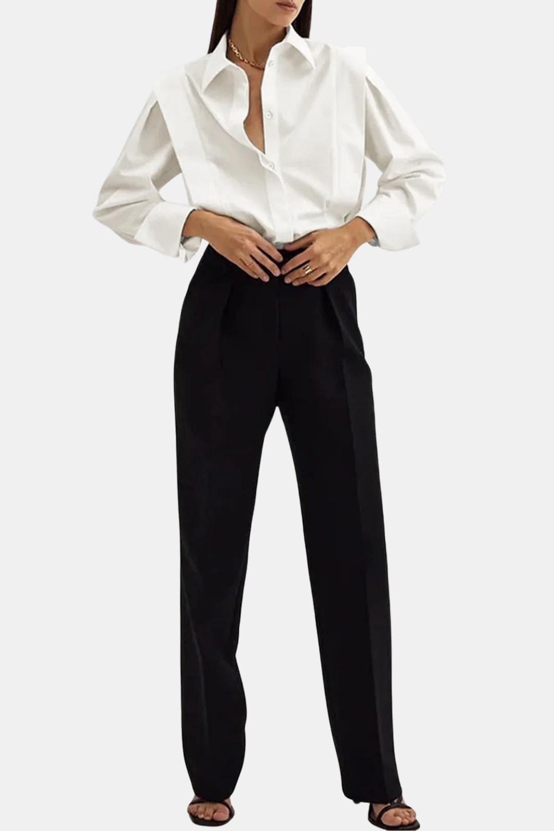 Mary | Women's Tailored Button Down Shirt | Classic Sophisticated Style