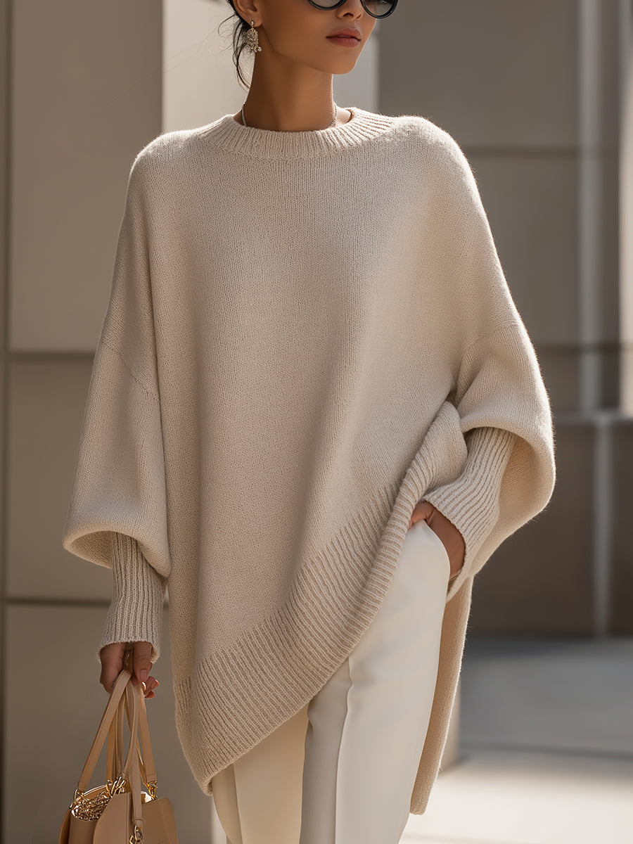 Alexandra | Women's Oversized Sweater, Relaxed Knit Winter Casual Pullover