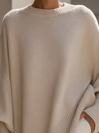 Alexandra | Women's Oversized Sweater, Relaxed Knit Winter Casual Pullover
