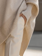 Alexandra | Women's Oversized Sweater, Relaxed Knit Winter Casual Pullover