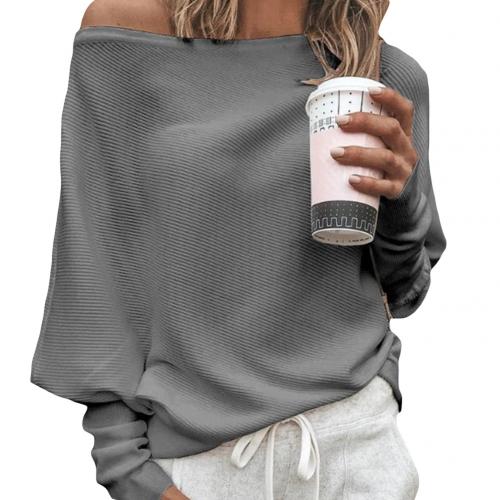 Annika | Women's Off-Shoulder Knit Sweater, Soft Ribbed Winter Pullover for Elegant Casual Wear