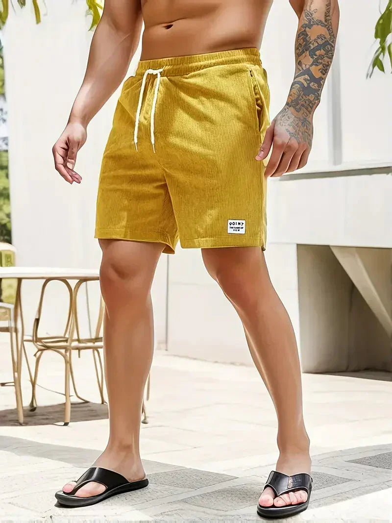 Gabrio | Men’s Corduroy Summer Shorts | Lightweight and Relaxed