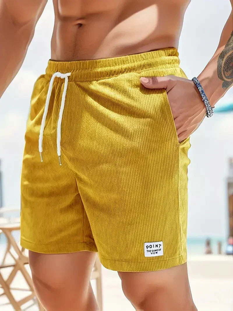 Gabrio | Men’s Corduroy Summer Shorts | Lightweight and Relaxed