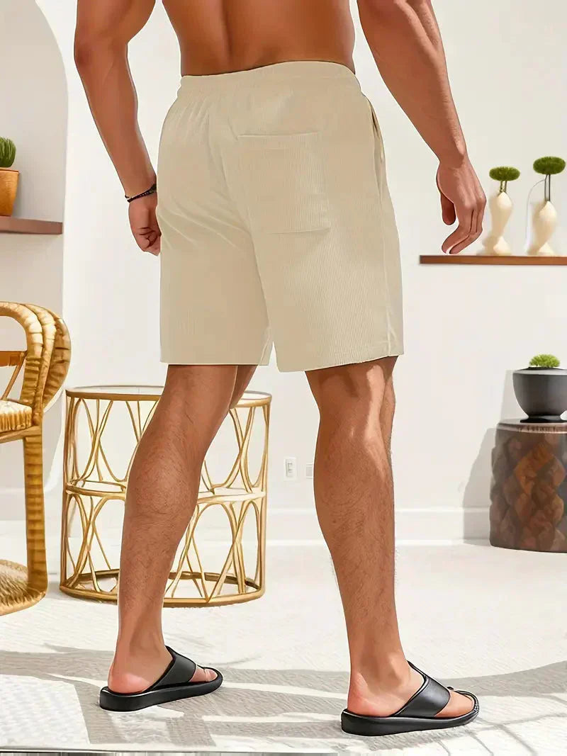 Gabrio | Men’s Corduroy Summer Shorts | Lightweight and Relaxed