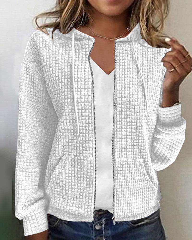 Madeline | Women's Casual Zip-Up Jacket, Lightweight Windproof Utility Jacket for Everyday Wear