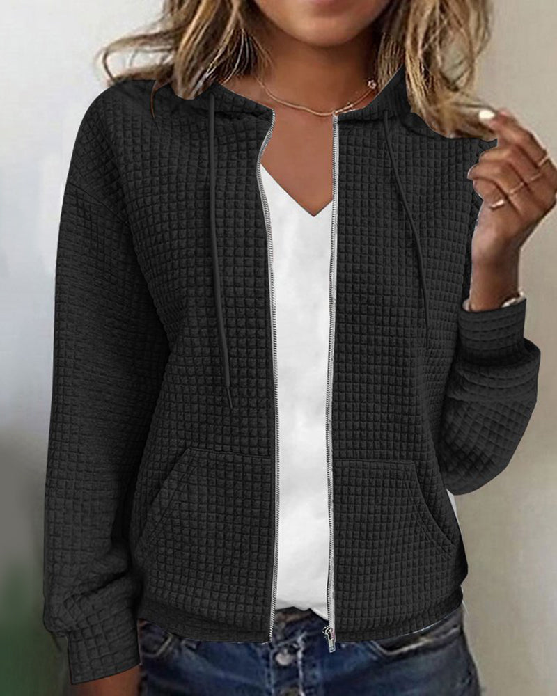 Madeline | Women's Casual Zip-Up Jacket, Lightweight Windproof Utility Jacket for Everyday Wear