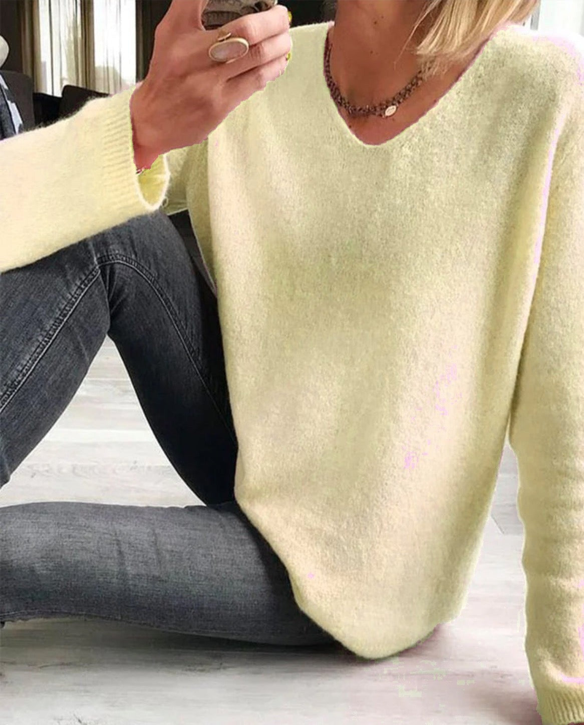 Matilda | Women's Knit Sweater, Casual Soft Wool Blend Winter Pullover for Everyday Wear