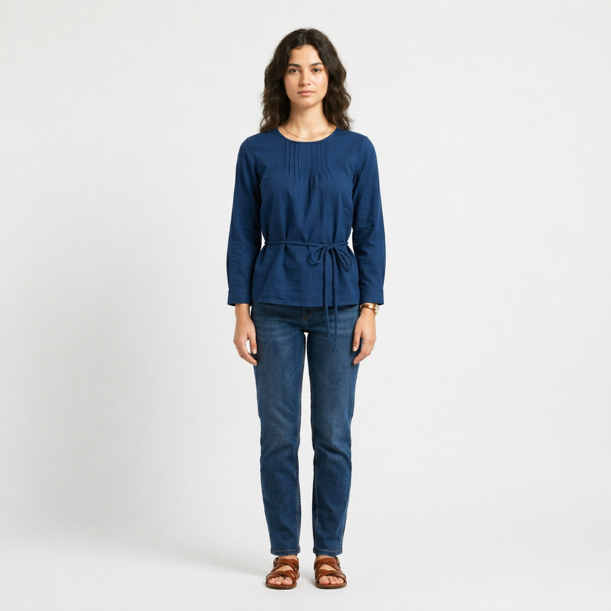 Charlotte |  Women's Blue Casual Blouse