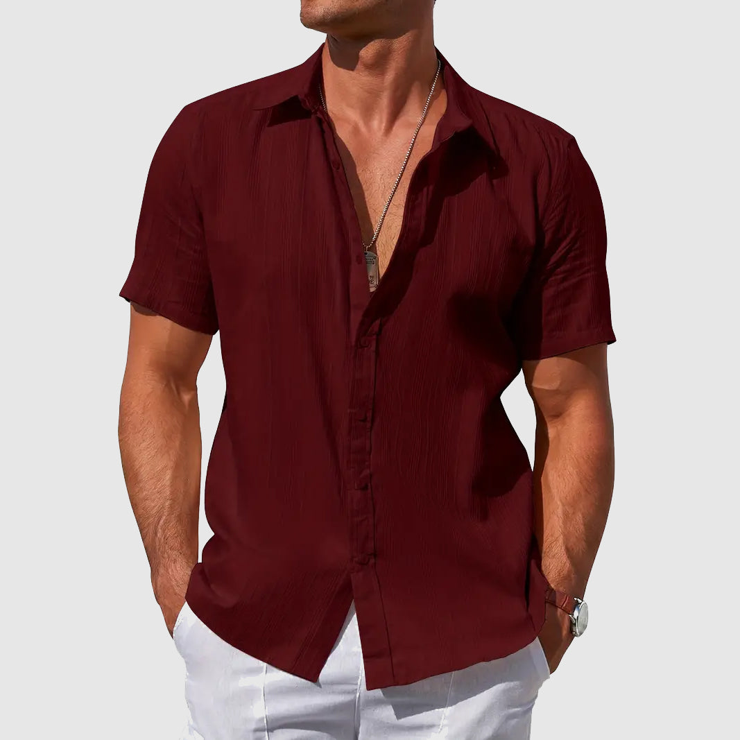 William | Men’s Lightweight Short Sleeve Shirt | Effortless and Breathable Style