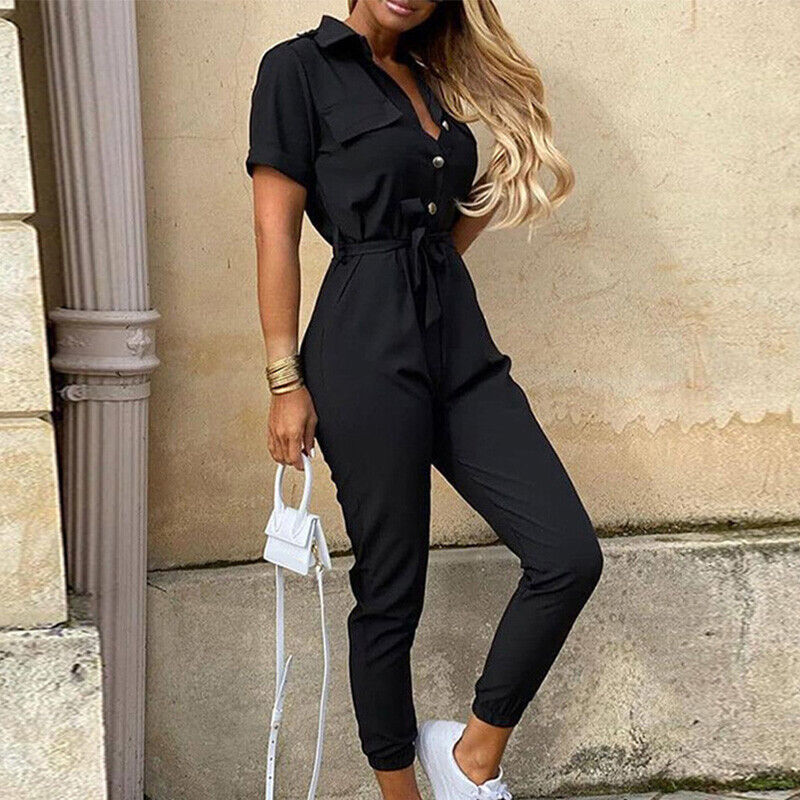 Olivia | Women’s Tie-Waist Ankle-Length Jumpsuit | Effortless Elegance for Every Occasion