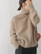 Barbara | Women's Cashmere Turtleneck Sweater, Soft Luxury Winter Knit Pullover for Casual Wear