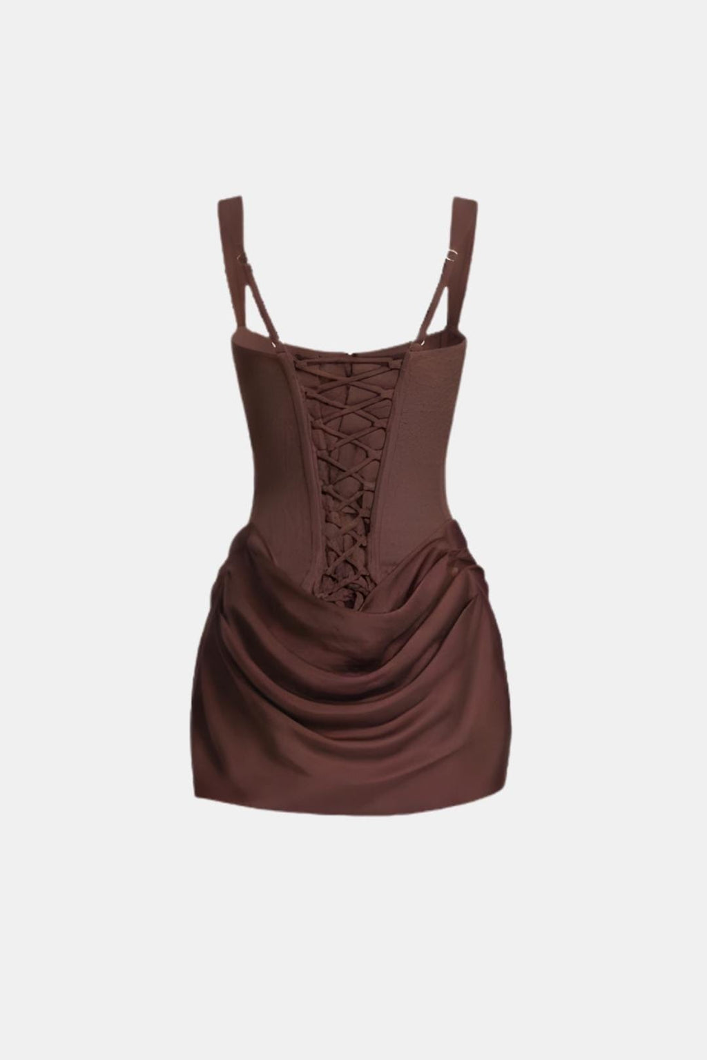 Ethel | Square Neck Corset Mini Dress | Sculpted Bodice & Effortless Glamour