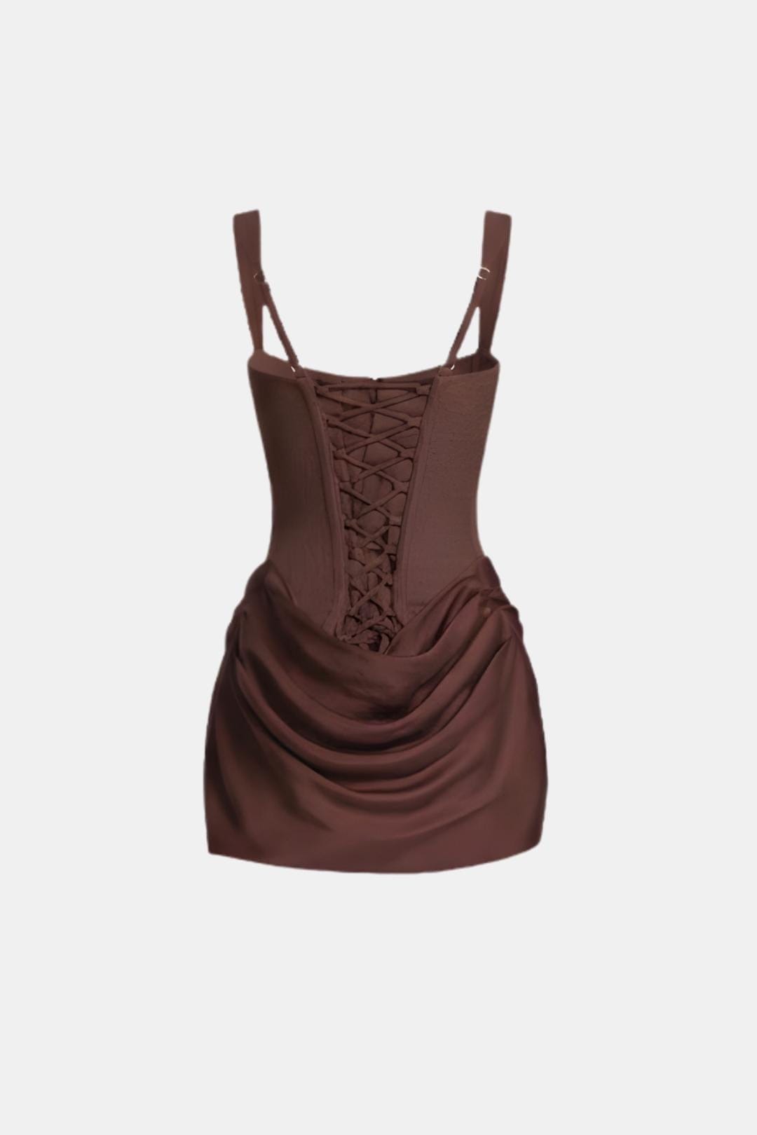 Ethel | Square Neck Corset Mini Dress | Sculpted Bodice & Effortless Glamour