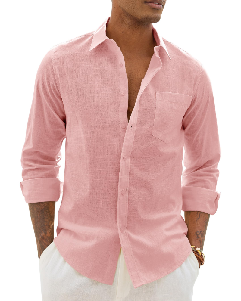 William | Men’s Lightweight Long Sleeve Shirt | Casual Chic Everyday Essential