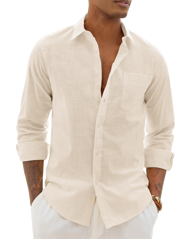 William | Men’s Lightweight Long Sleeve Shirt | Casual Chic Everyday Essential