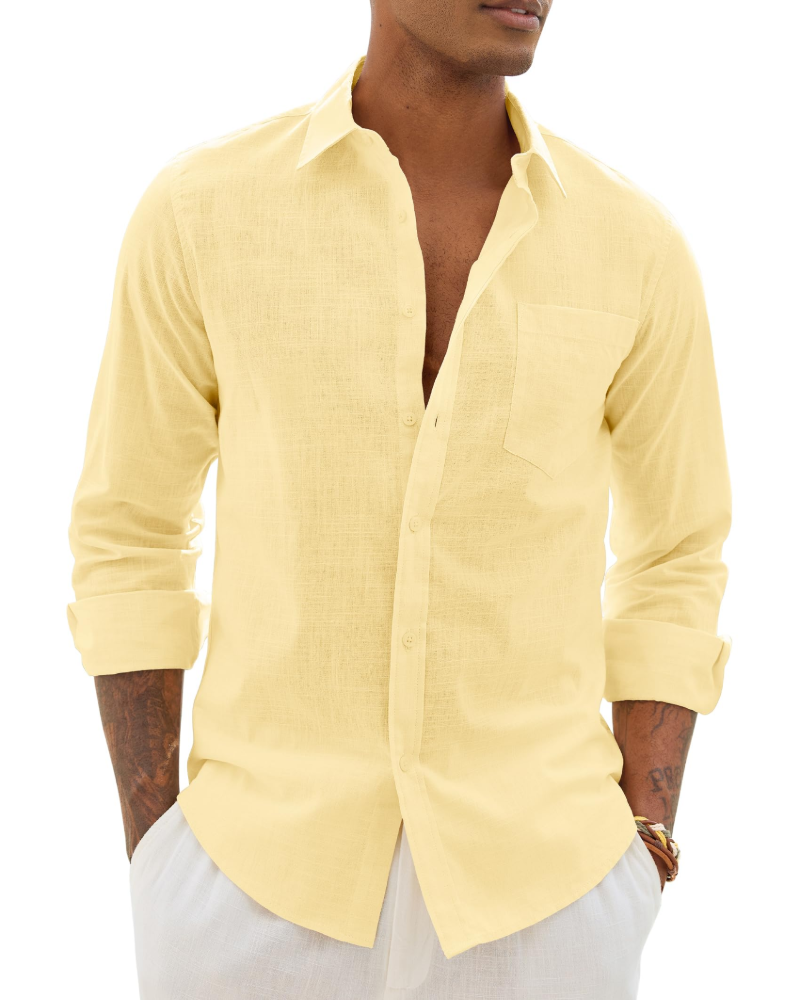 William | Men’s Lightweight Long Sleeve Shirt | Casual Chic Everyday Essential