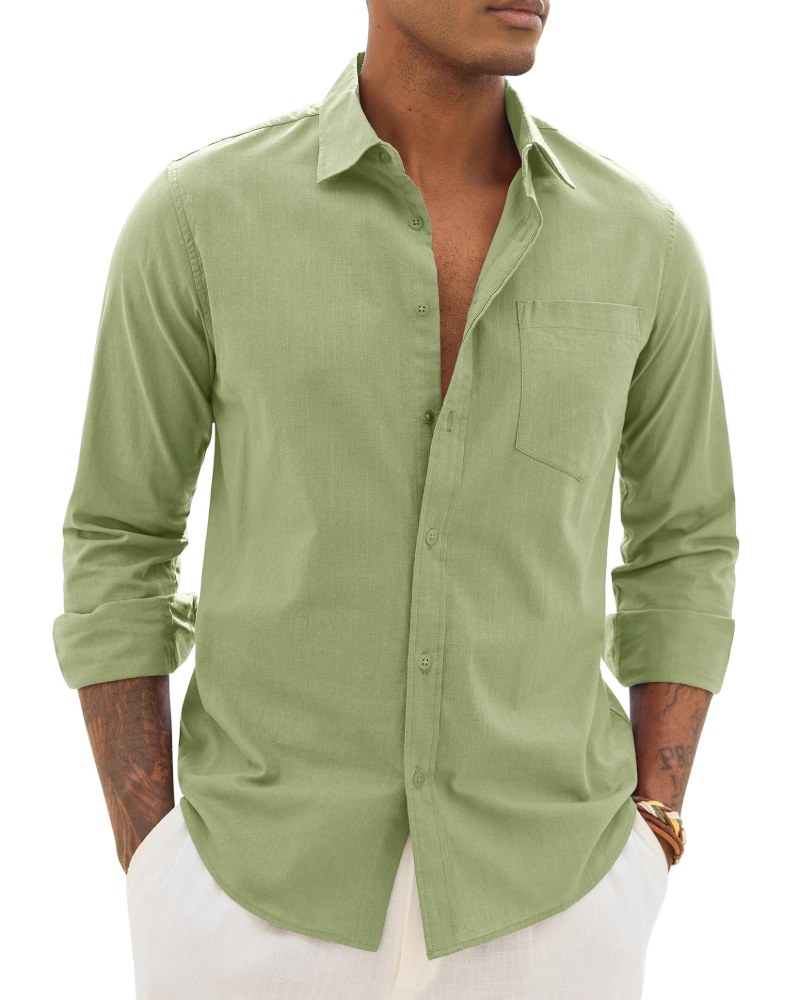 William | Men’s Lightweight Long Sleeve Shirt | Casual Chic Everyday Essential