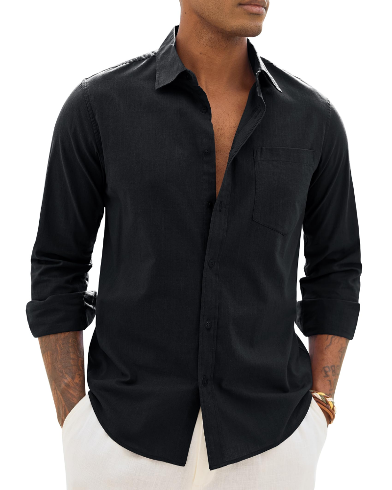 William | Men’s Lightweight Long Sleeve Shirt | Casual Chic Everyday Essential