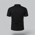 Liam | Men’s Modern Collarless Polo Shirt | Minimal and Refined