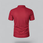 Liam | Men’s Modern Collarless Polo Shirt | Minimal and Refined