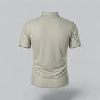 Liam | Men’s Modern Collarless Polo Shirt | Minimal and Refined