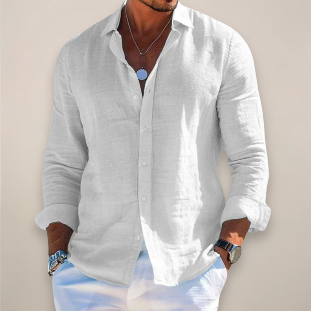 Daniel | Men’s Classic Long Sleeve Shirt | Smart and Timeless