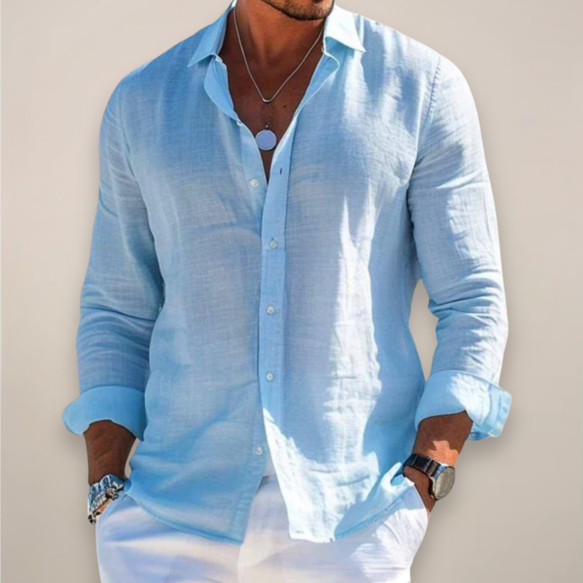 Daniel | Men’s Classic Long Sleeve Shirt | Smart and Timeless