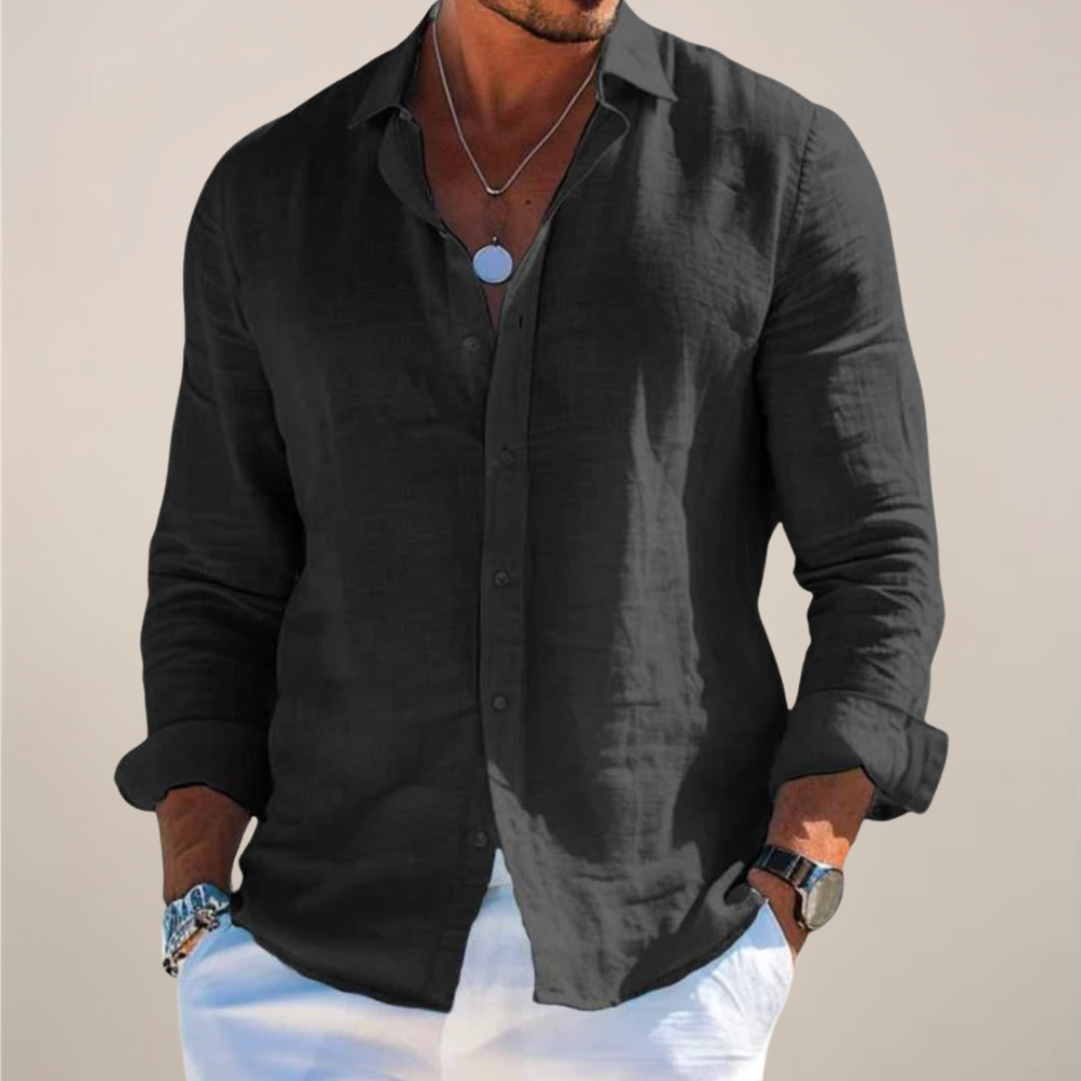 Daniel | Men’s Classic Long Sleeve Shirt | Smart and Timeless