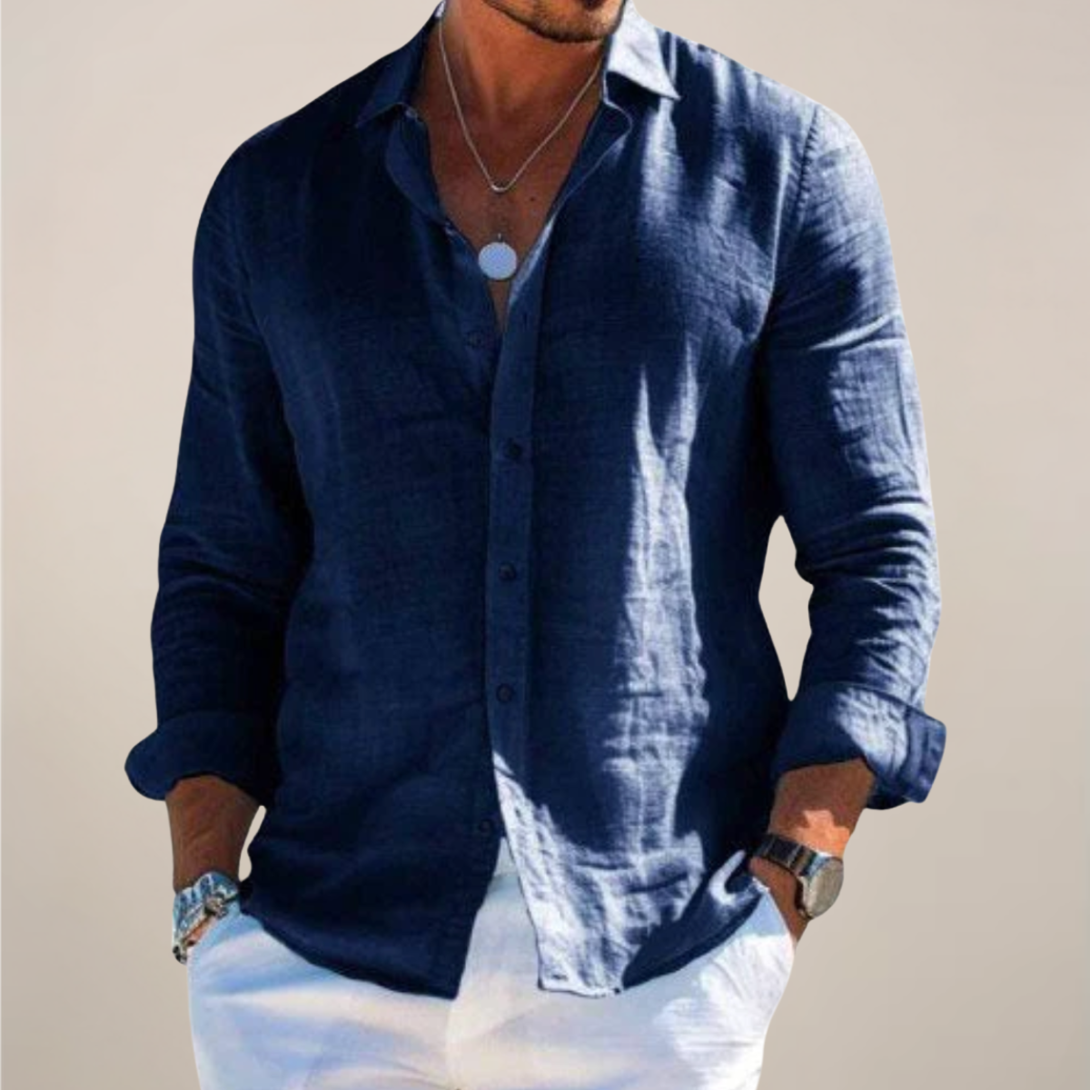 Daniel | Men’s Classic Long Sleeve Shirt | Smart and Timeless