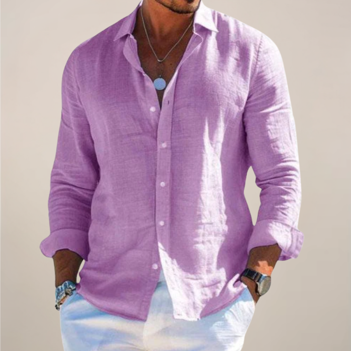 Daniel | Men’s Classic Long Sleeve Shirt | Smart and Timeless