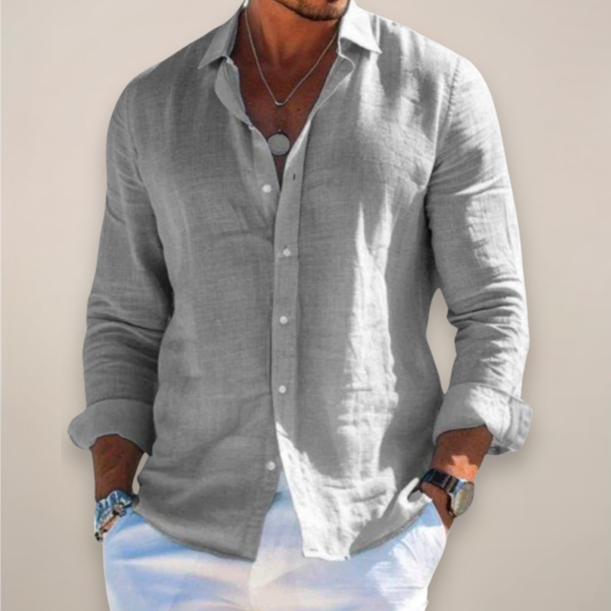 Daniel | Men’s Classic Long Sleeve Shirt | Smart and Timeless