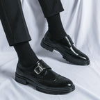 Alexander | Men’s Wingtip Monk Strap Brogue Dress Shoes | Bold and Refined