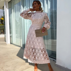 Lucy | Lace Midi Dress | Romantic and Refined
