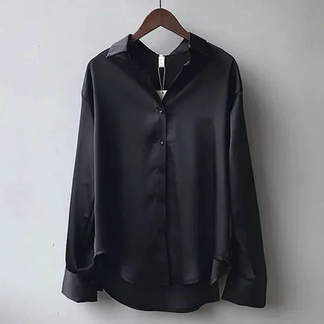 Aria | Women's Classic Long Sleeve Blouse | Elegant and Versatile