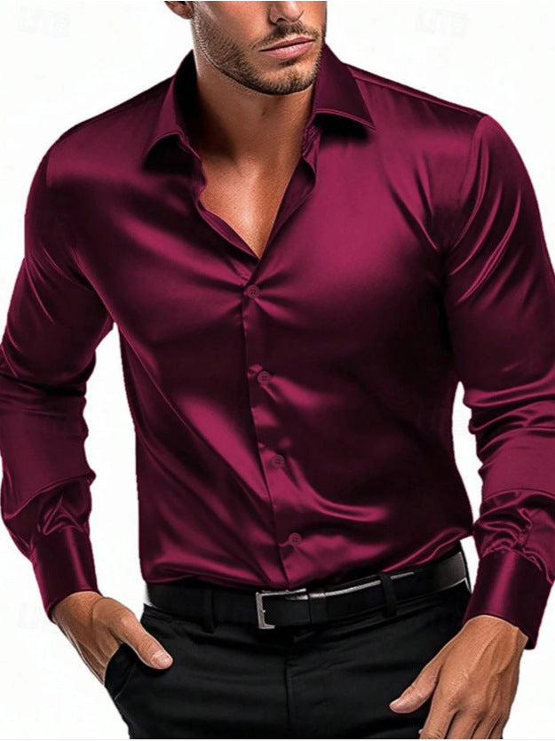Nicola | Men's Silk Shirt | Timeless Elegance with Luxurious Comfort