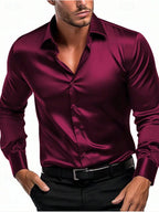 Nicola | Men's Silk Shirt | Timeless Elegance with Luxurious Comfort
