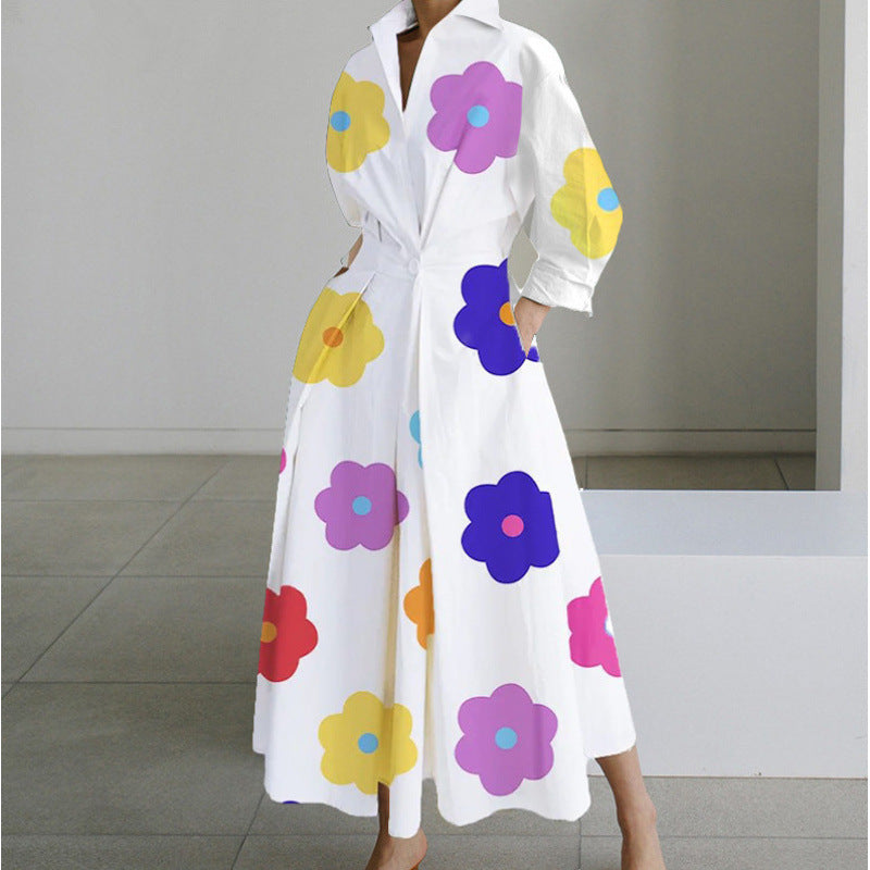 Beatrice | Front Wrap Collared Maxi Dress | Sophisticated and Timeless