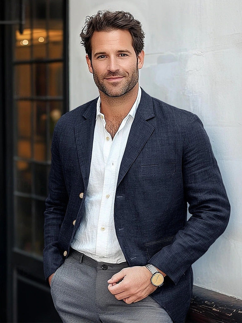 Ryan | Men's Casual Linen Blazer | Lightweight Sophistication for Every Occasion
